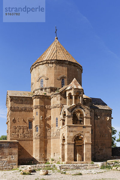 Armenische Kirche zum Heiligen Kreuz  Insel Akdamar  Ahtamar  Akdamar Adas?  Vansee  Provinz Van  Ostanatolien  Anatolien  Türkei