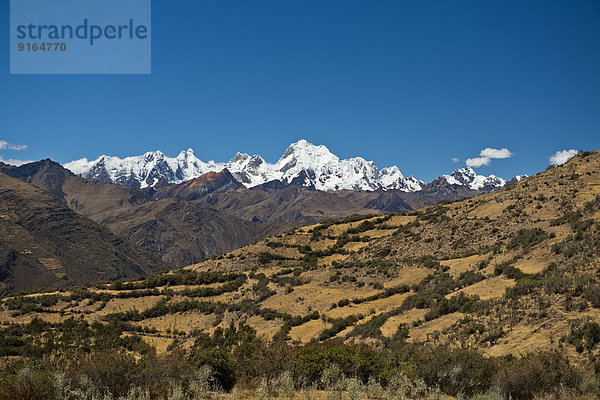 Gebirgskette Cordillera Huayhuash  Anden  Nordperu  Peru