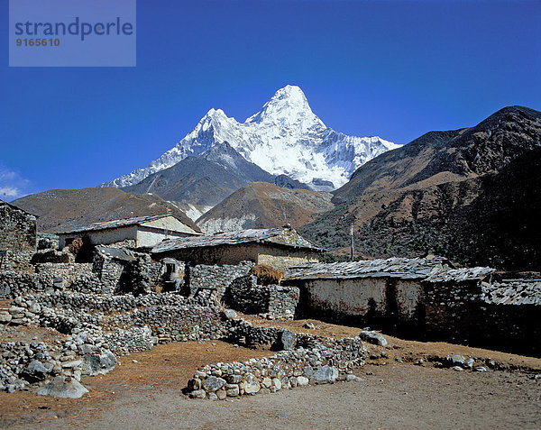 Bergdorf Pangboche im Himalaya  Nepal