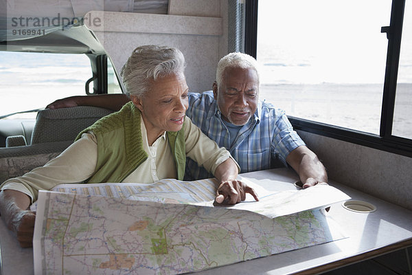 Senior Senioren Landkarte Karte mischen Mixed vorlesen
