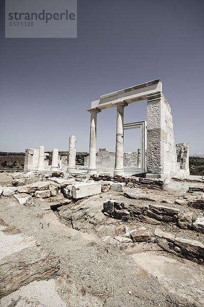 Griechenland  Kykladen  Naxos  Tempel von Sangri  Demeter-Tempel