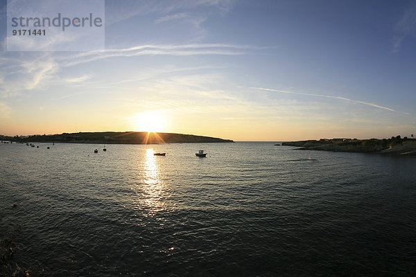 Spain  Bilbao  Coast  Sunset