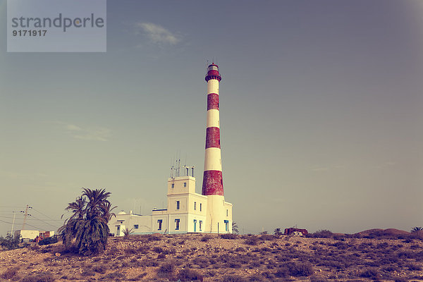 Afrika  Nordafrika  Tunesien  Insel Djerba  Midoun  Leuchtturm