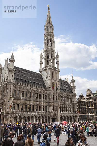 Belgium  Brussels  city hall at Grand Place  Grote Markt