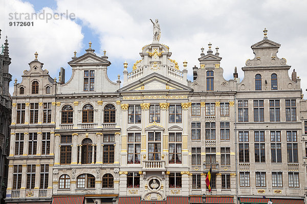 Belgien  Brüssel  Blick auf Zunfthäuser am Grand Place  Grote Markt