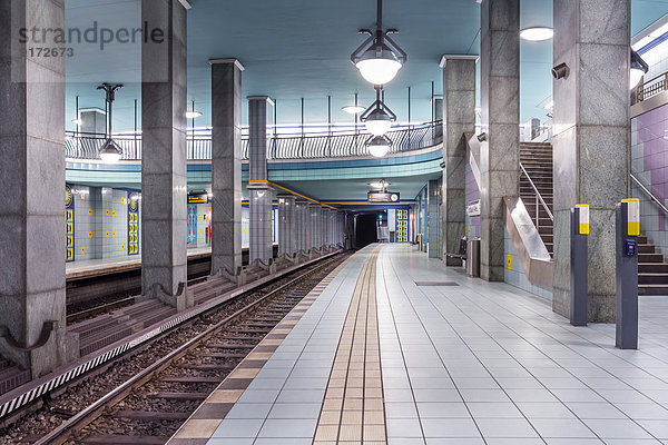Germany  Berlin  subway station Lindauer Allee