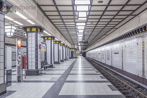 Germany  Berlin  subway station Paracelsiusbad