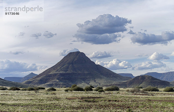 Africa  Namibia  Damaraland  view to volcano