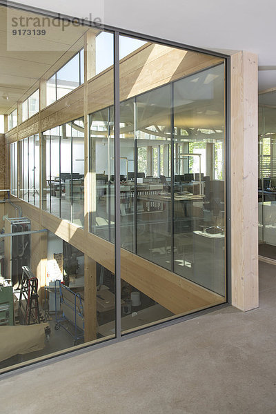 Workplaces and workshop of modern office