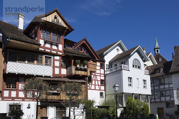 Schweiz  Thurgau  Arbon  Altstadt  Fachwerkhaus
