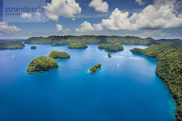 Micronesia  Palau  archipelago in the ocean