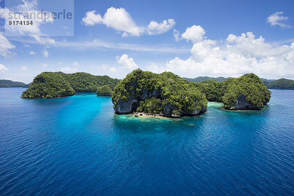 Micronesia  Palau  archipelago in the ocean