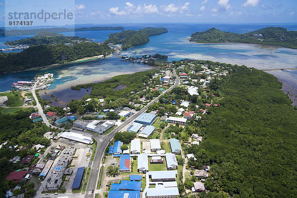 Mikronesien  Palau  Stadtbild von Koror