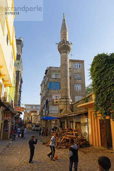 Türkei  Diyarbakir  Gasse in der Altstadt