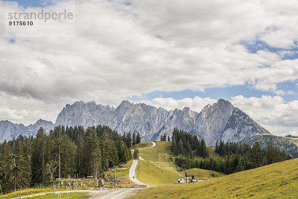 Österreich  Gosau  Blick auf das Dachsteingebirge