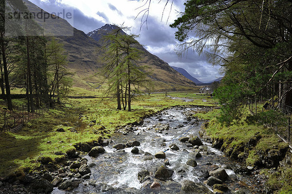 Großbritannien  Schottland  Glen Coe Highlands