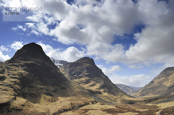 Großbritannien  Schottland  Glen Coe Highlands