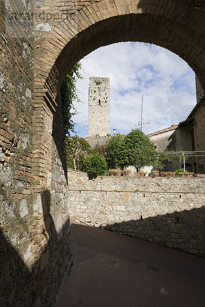 Italien  Toskana  San Gimignano  Dynastie-Turm