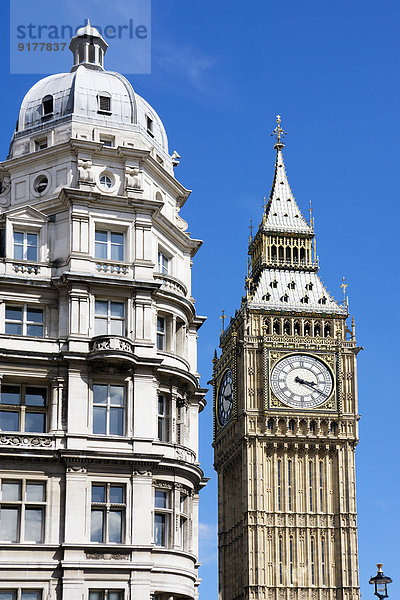 United Kingdom  England  London  Westminster  Clock Tower Elizabeth Tower  Part of Palace of Westminster