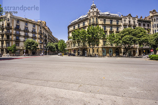 Spanien  Barcelona  Straße im Bezirk Eixample