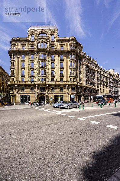 Spanien  Barcelona  Straße im Stadtteil Sant Pere