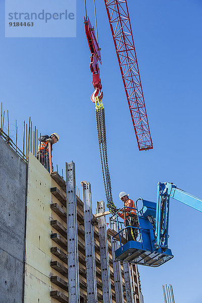 bauen Wand arbeiten Beton