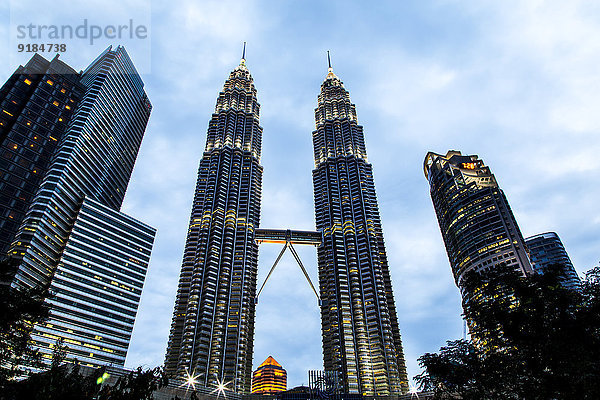 Skyline Skylines Zwilling - Person Geographie Malaysia