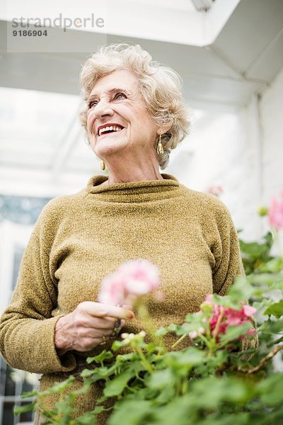 Porträt einer älteren Frau