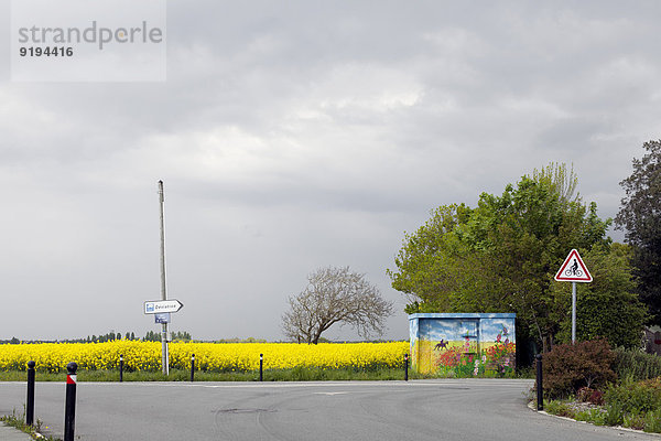 Landstraße  Angoulins  Charente-Maritime  Frankreich