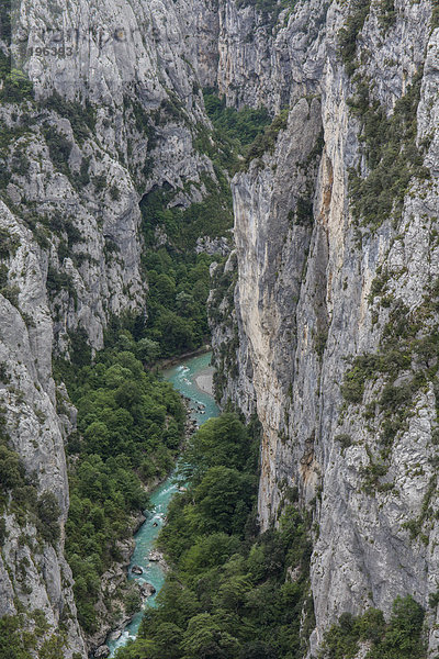 Gorges du Verdon oder Verdonschlucht  Département Alpes-de-Haute-Provence  Provence-Alpes-Côte d'Azur  Frankreich