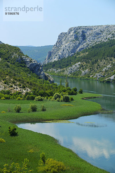 Fluss Krka  Nationalpark Krka  Ro?ki Slap  Kroatien