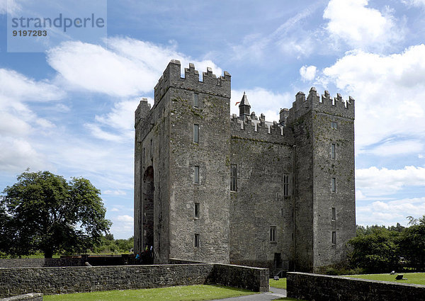 Bunratty Castle  bei Limerick  Grafschaft Clare  Irland