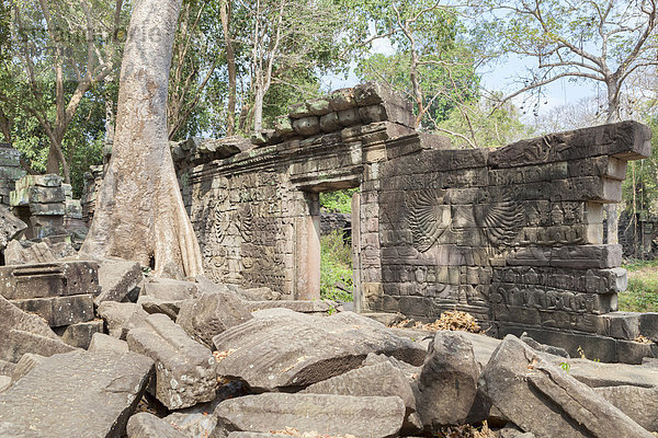 Ruinen des Banteay Chhmar Tempels  Banteay Chhmar  Kambodscha