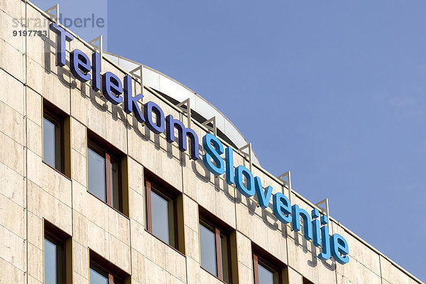Zentrale  Hauptsitz  des slowenischen Telekommunikationsunternehmens Telekom Slovenije  Ljubljana  Slowenien