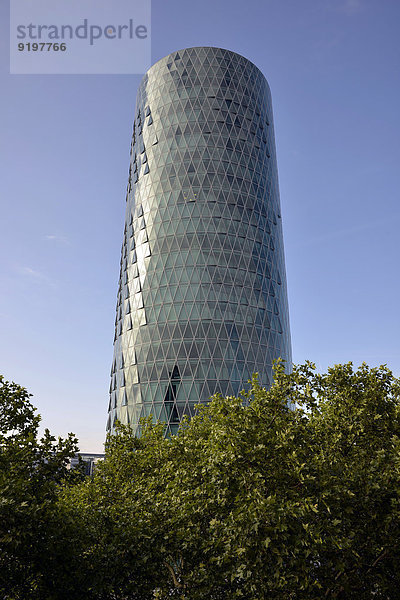 Westhafen Tower  Frankfurt am Main  Hessen  Deutschland