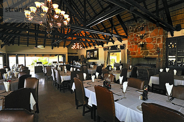 Restaurant  Erindi-Wildschutzgebiet  Namibia