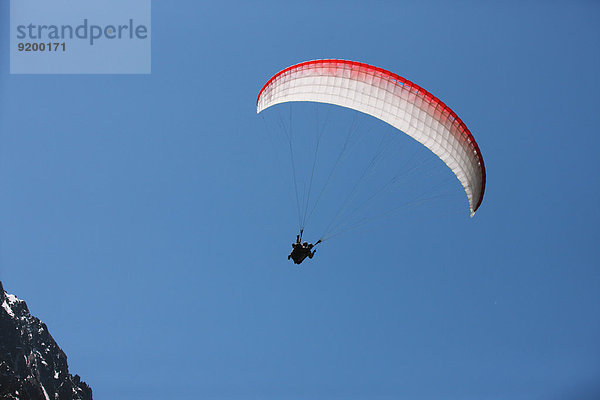 Paraglider Flying