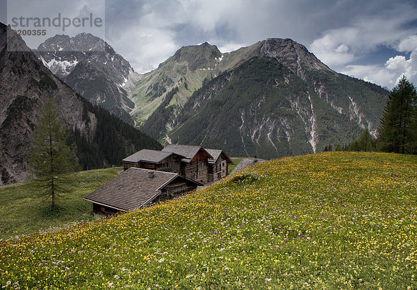 Hahntennjoch  Lechtaler Alpen  Tirol  Österreich  Europa