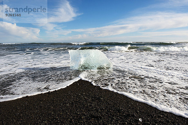 Strand Gletscher schmelzen Arktis