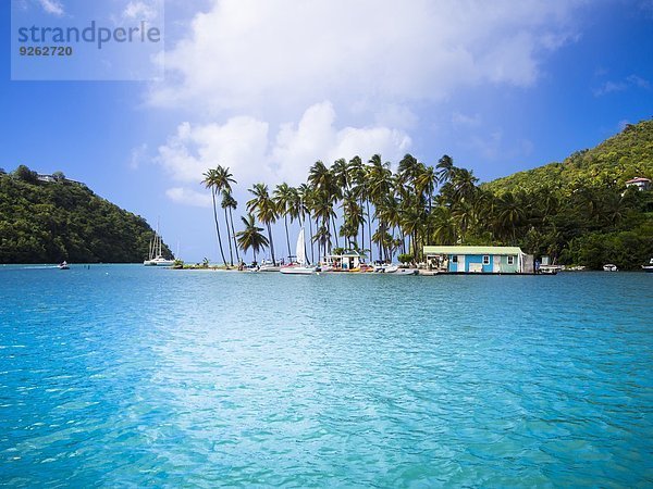 Karibik  Antillen  Kleine Antillen  Saint Lucia  Marigot Bay