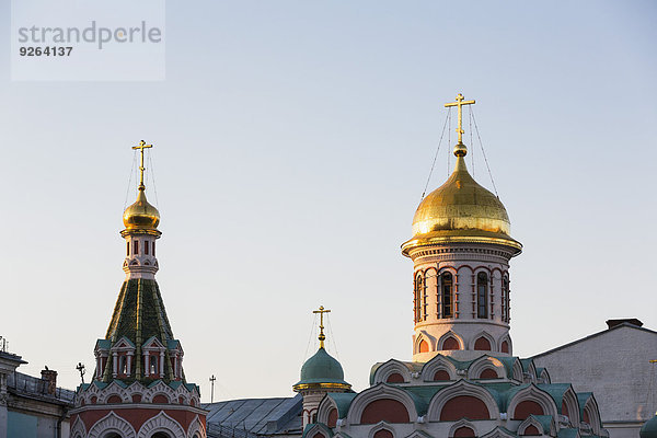 Russland  Zentralrussland  Moskau  Roter Platz  Kasaner Dom