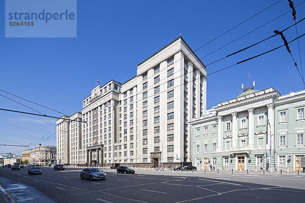 Russland  Zentralrussland  Moskau  Staatsduma  Unterhaus der Bundesversammlung Russlands