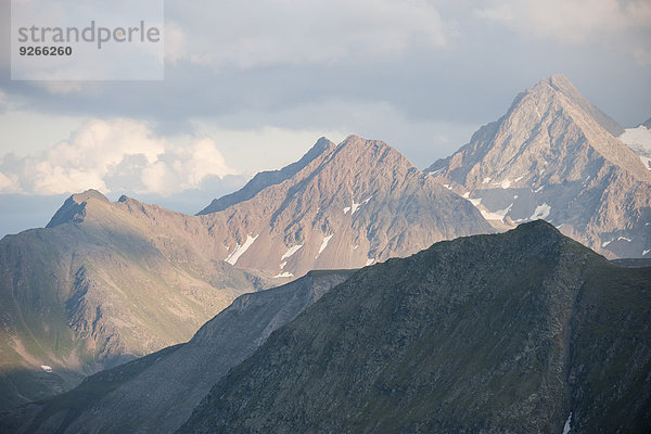 Österreich  Blick auf Großglockner