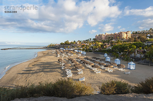 Spanien  Kanarische Inseln  Teneriffa  Costa Adeje  Playa Del Duque am Vormittag
