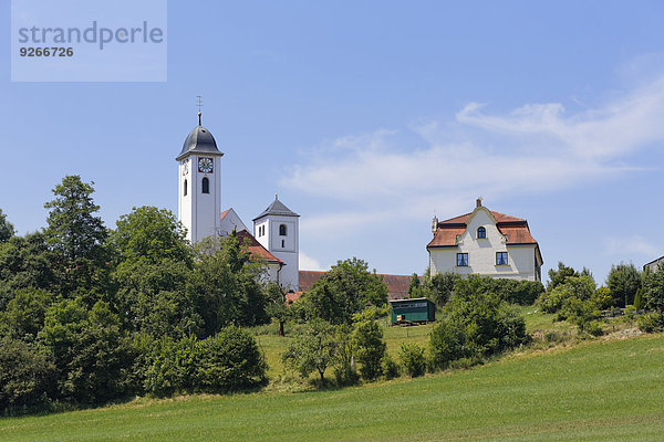 Deutschland  Bayern  Oberbayern  Rott am Inn  Kirche St. Marinus und Anianus  ehemaliges Benediktinerkloster