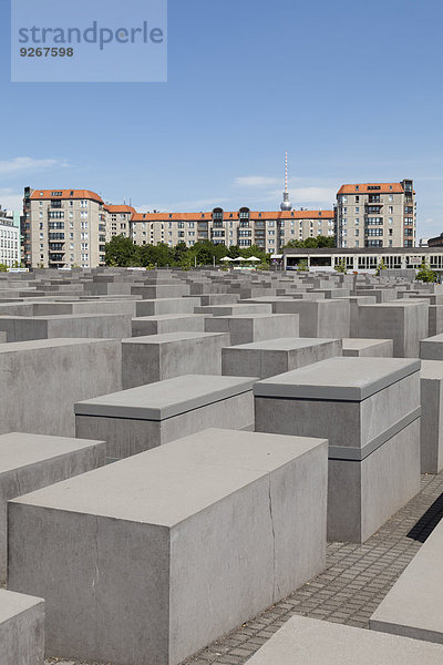 Deutschland  Berlin  Holocaust-Mahnmal  Betonstelen