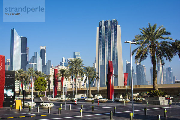 Skyline von Dubai-Stadt  Vereinigte Arabische Emriate