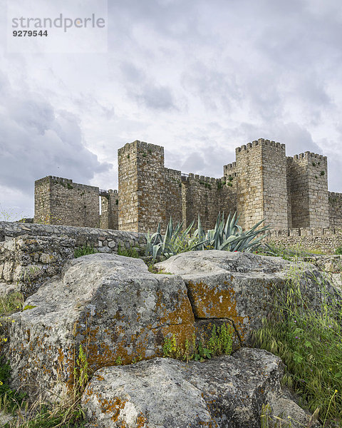 Castillo de Trujillo Burg  Trujillo  Extremadura  Spanien