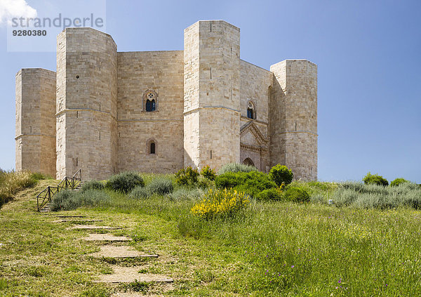Castel del Monte Burg  Stauferkaiser Friedrich II  1240 ? 50  UNESCO Weltkulturerbe  Provinz Barletta-Andria-Trani  Apulien  Italien