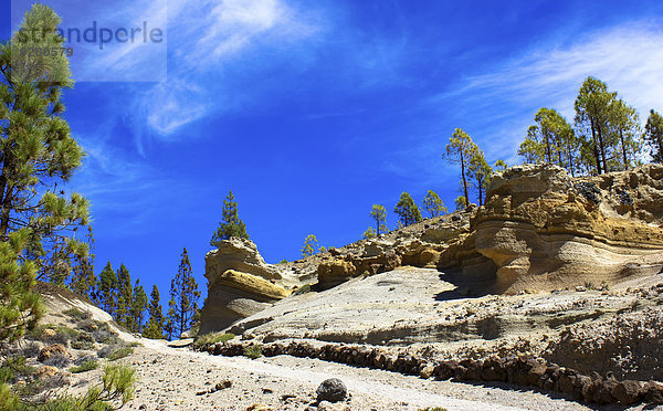 'Paisaje Lunar  ''Mondlandschaft''  Vilaflor  Teneriffa  Kanarische Inseln  Spanien'